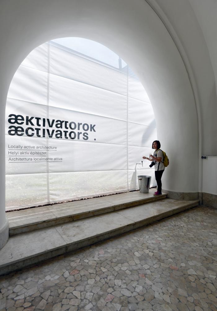 Aktivátorok a magyar pavilonban a 15. Velencei Építészeti Biennálén