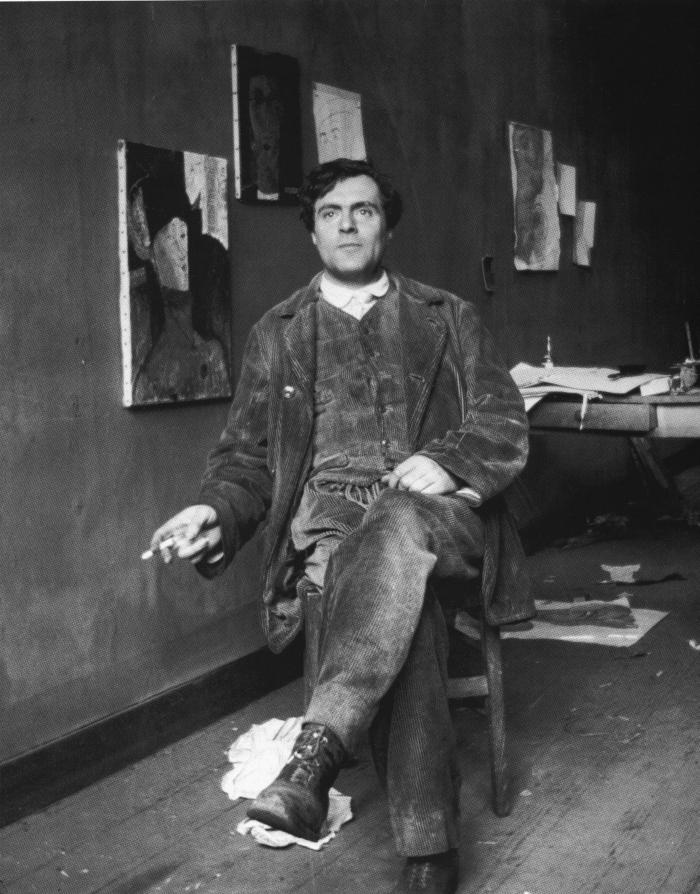 Modigliani a műtermében