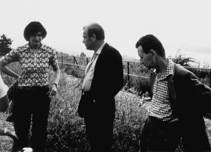 Reszler Ernesztin, Varga István, Nyilas Elek, 1975, Dunaújváros, Felső-Duna-part