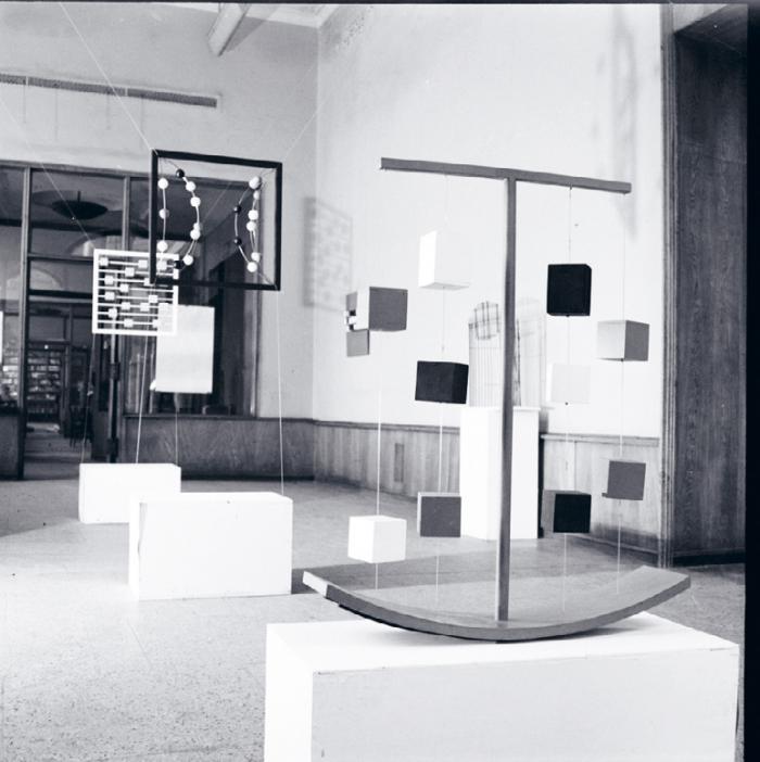 Wanda Gołkowska kiállítása a Mona Lisa Galériában, 1968 © Wrocław Kortárs Múzeum Fotó: Zbigniew Holuka