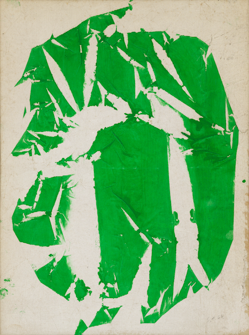 Hantai Simon: Meun, 1967, jelezve balra lent: S.H. 67, olaj, vászon, 50,5 x 37,5 cm, Szépművészeti Múzeum © Szépművészeti Múzeum – Magyar Nemzeti Galéria
