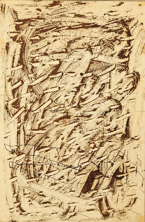 Hantai Simon: Festmény (Peinture), 1950 k., jelzés nélkül, olaj vászon, 42 x 27,5 cm, Szépművészeti Múzeum © Szépművészeti Múzeum – Magyar Nemzeti Galéria
