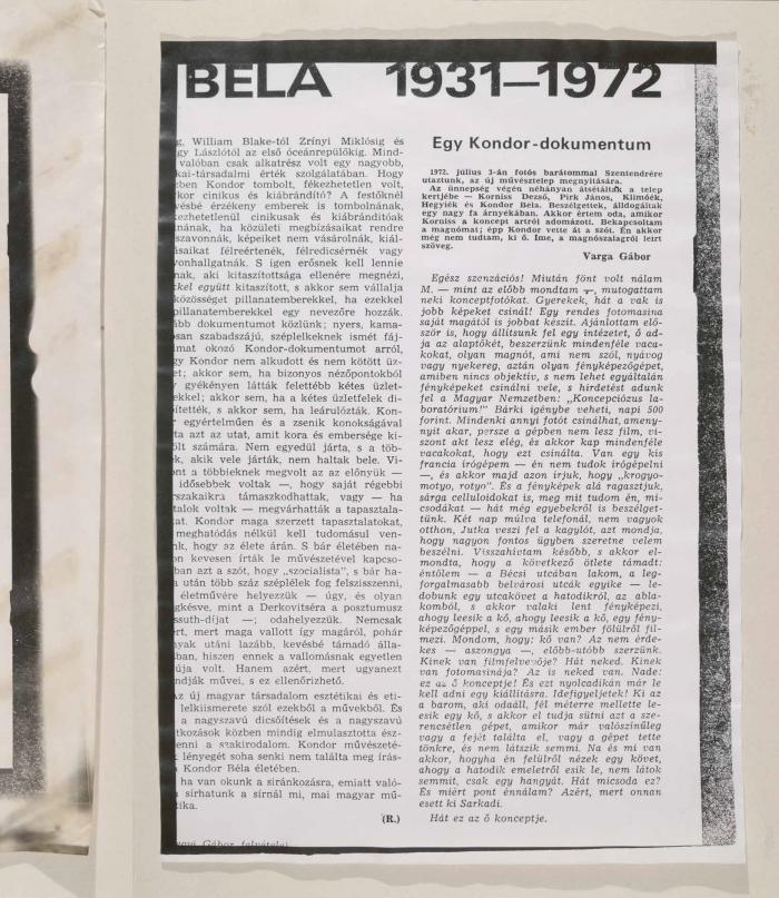 Erdély Miklós: Fekete nekrológ, 1979, síkfilm-negatív, fotópapír, fotó, képméret: 400 x 300 mm, Magyar Nemzeti Galéria © SZM – MNG