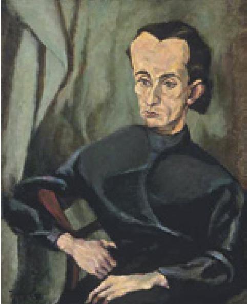 Tihanyi Lajos: Kassák Lajos arcképe, 1918