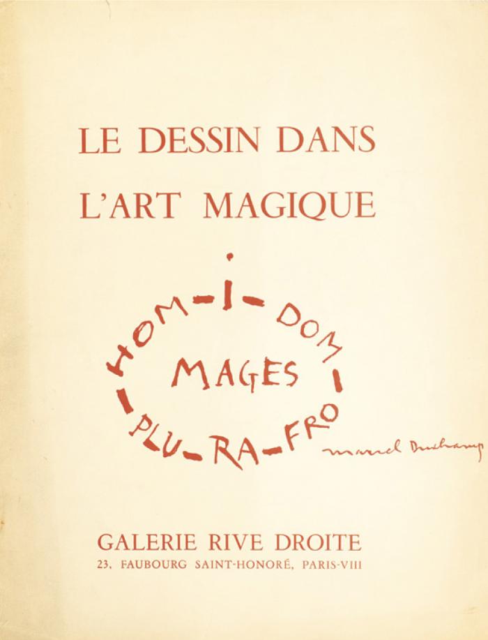 Egy Duchamp-kalligram a gyűjteményből