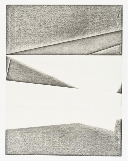 Maurer Dóra: Elrejtett struktúrák III/1, 1977-81, grafit, papír, 65 × 51 cm © Vintage Galéria