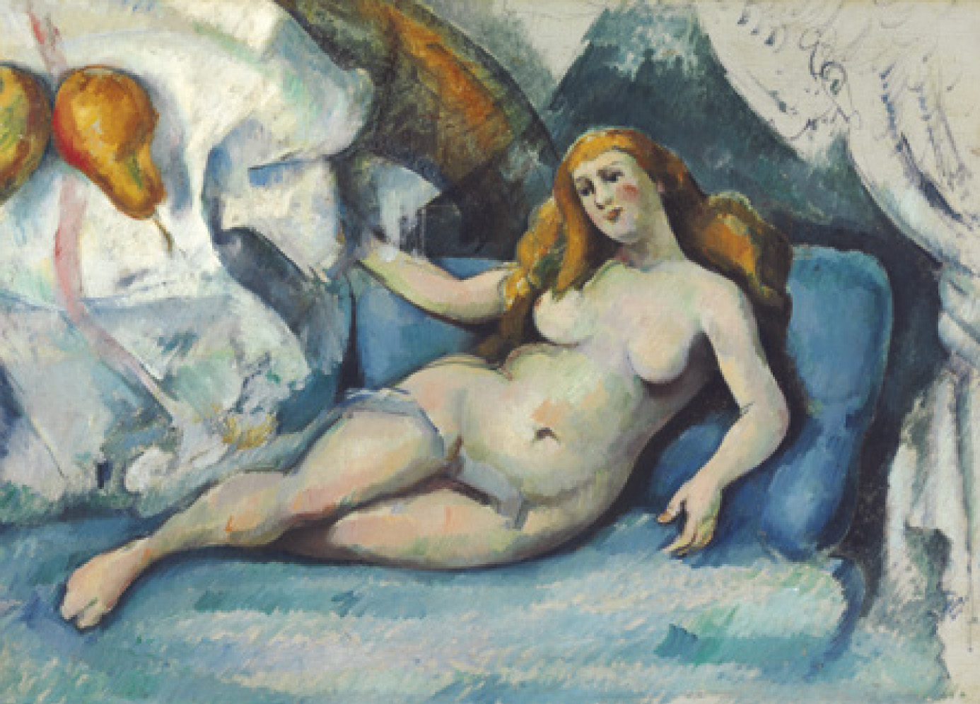 Paul Cézanne: Női akt (Léda II), 1885–87, olaj, vászon, 44×62 cm | Von der Heydt-Museum, Wuppertal ©Von der Heydt-Museum, Wuppertal