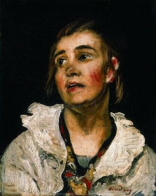 Rudnay Gyula: Fehér blúzos lány, 1918, olaj, vászon, 50,6x40,3 cm, magángyűjtemény A kép szerepelt a Műgyűjtők Galériája egyik árverésén.
