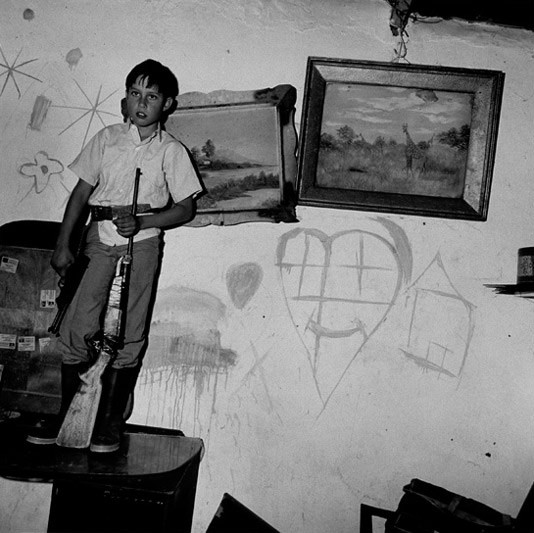 Boy with guns western transvaal 1993