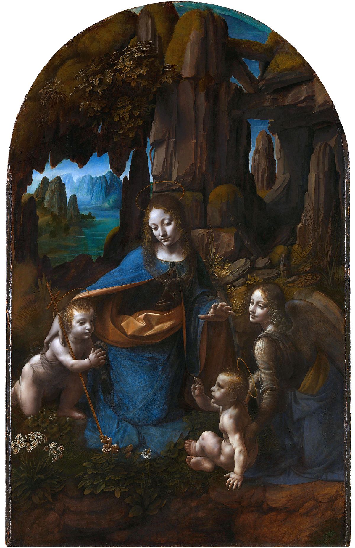 Leonardo da vinci virgin of the rocks national gallery london