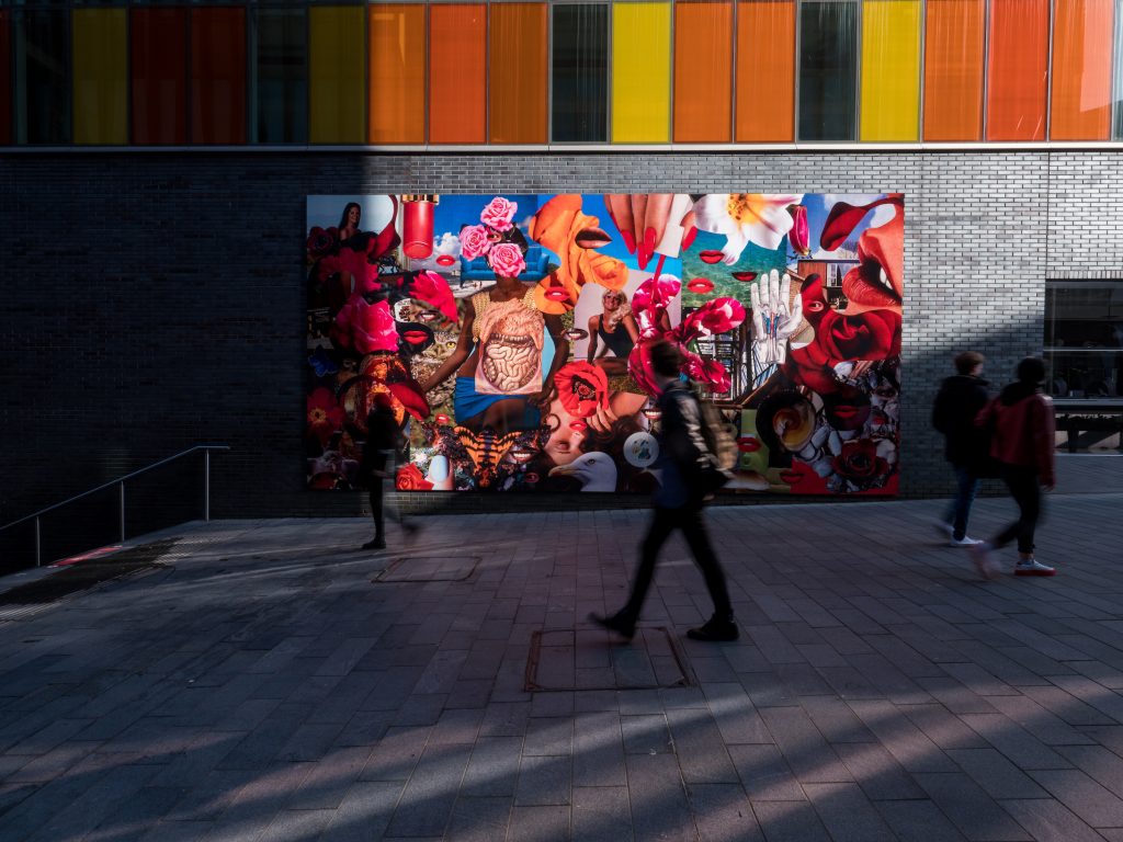 Linder bower of bliss 2021. installation view at liverpool one. photography mark mcnulty 1024x768