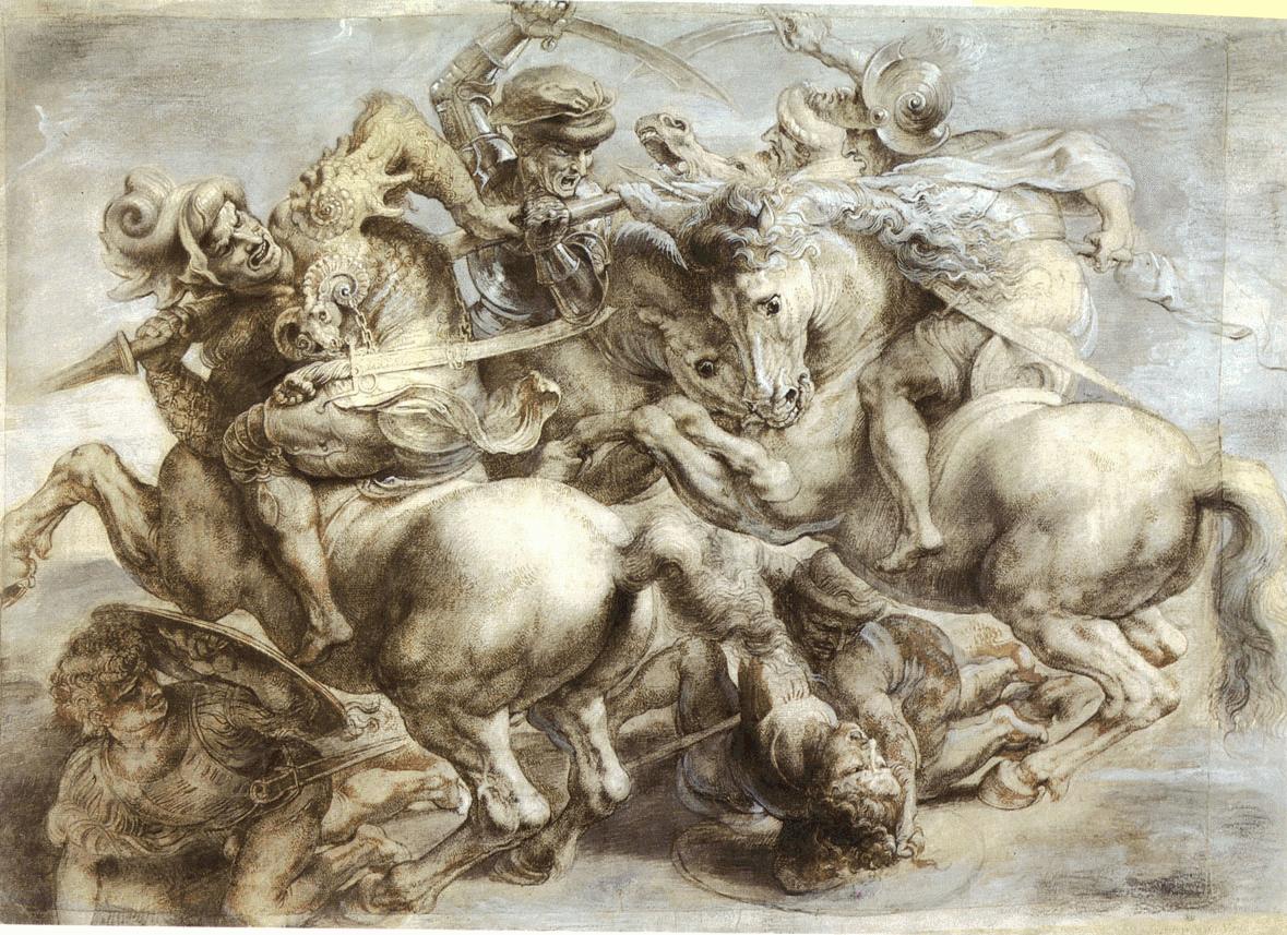 Peter paul rubens copy of the lost battle of anghiari