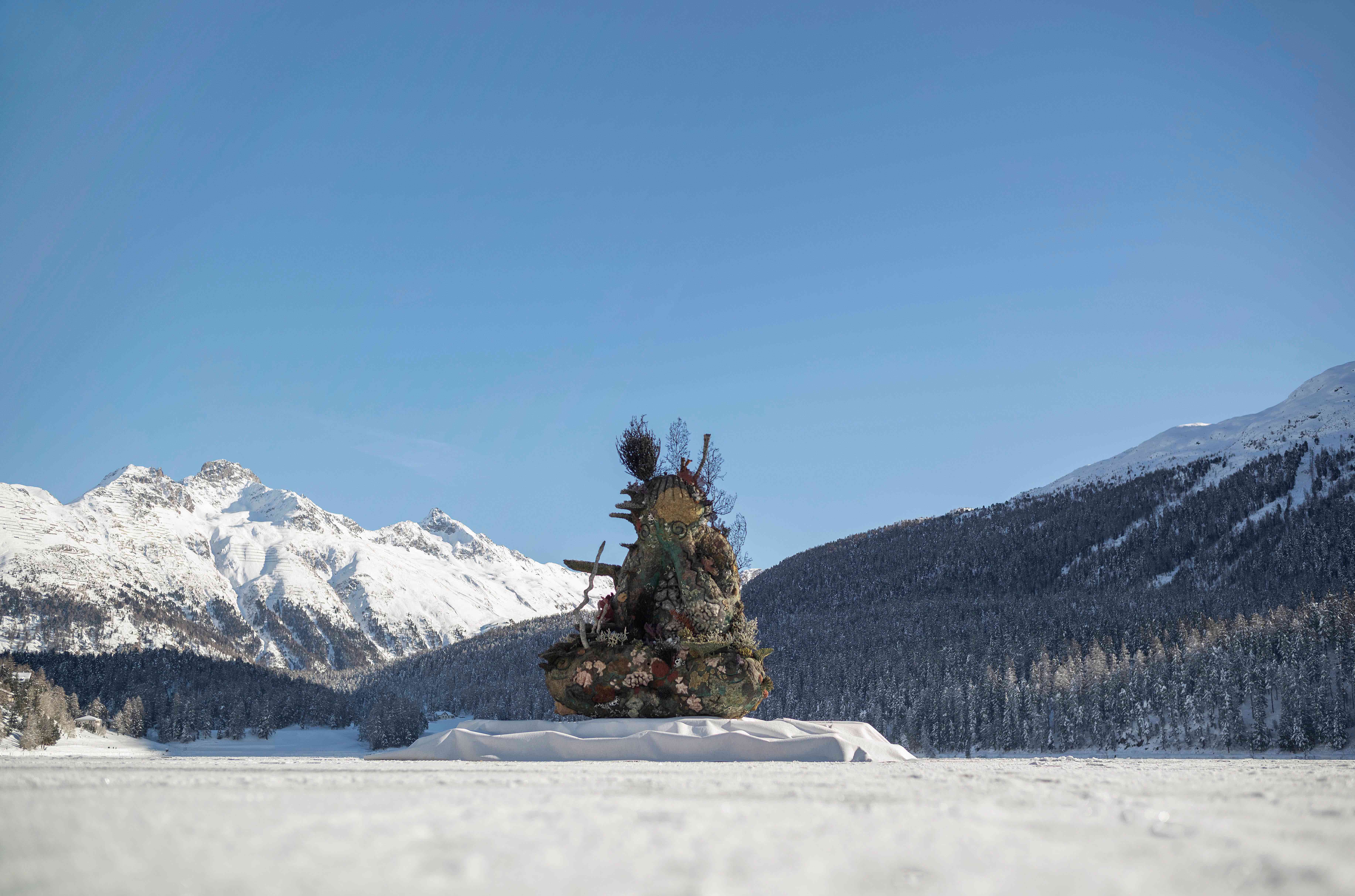 The monk 2014 installed on lake st moritz 2020 lo