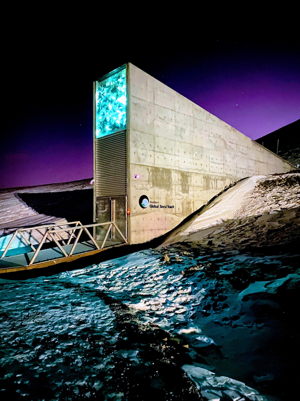 Xentrance to the seed vault
