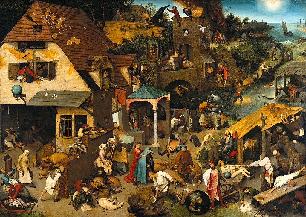Pieter brueghel the elder the dutch proverbs google art project